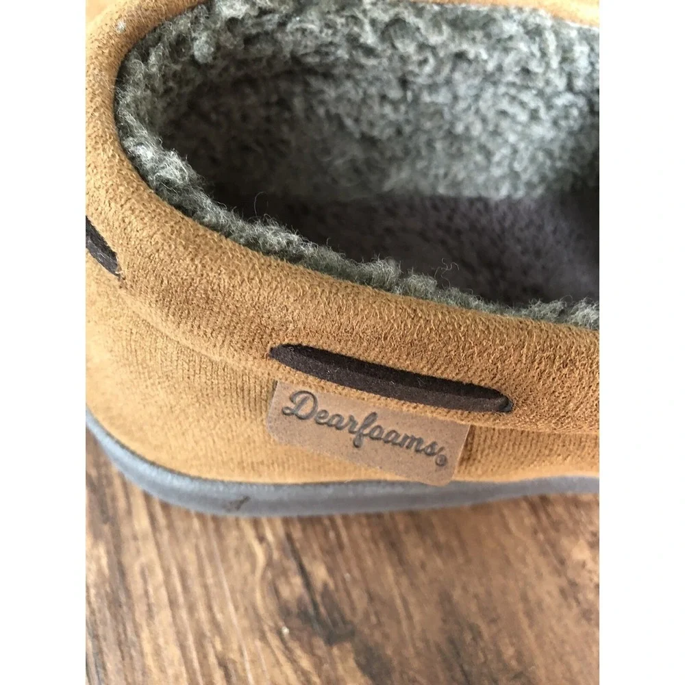 Dearfoams‎ Men's Slippers House Shoes Moccasins XLarge Size US 13-14 UK 12-13
